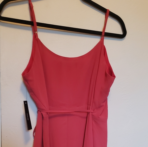 Pink Lulu's wrap sundress size L - Picture 3 of 4